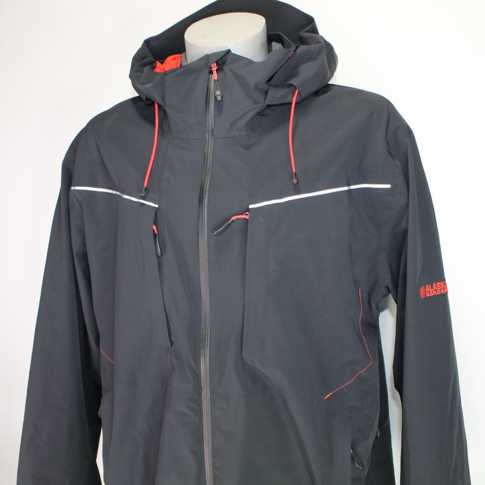 Duluth Trading Co Black Performance Jacket with Red Accents - Picture 4 of 13